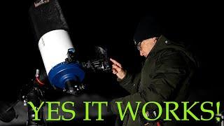 DOES CELESTRON STARSENSE WORK WITH AN EQUATORIAL MOUNT?