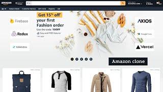 Creating an Amazon Clone with React, TailwindCSS, and Firebase - Step-by-Step Tutorial || Part One.