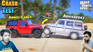 GTA 5 :  @AbhishekkzGaming Indian Cars Vs Anmol GameX Cars Crash Test