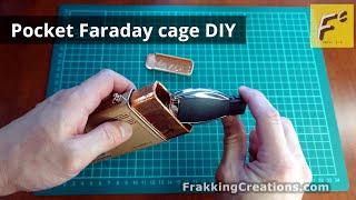 Coolest pocket faraday box DIY to Stop keyless car theft relay attacks when not home - How to make