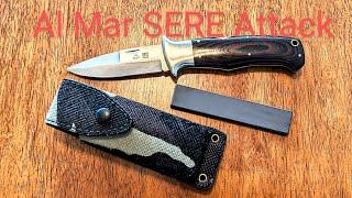 Al Mar SERE 3003 Attack - The FIRST Tactical Survival Folding Knife