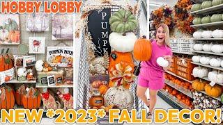 NEW 2023 HOBBY LOBBY FALL DECOR *BEST FINDS*  | NEW Fall Decorations + Fall Decorating Ideas