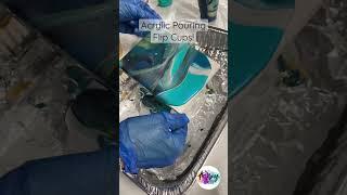 Acrylic Pouring Flip Cup Workshop for Beginners.