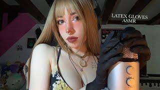 Latex Gloves ASMR | Hand Sounds, Finger Fluttering, Mic Gripping, Sticky Sounds, Whispering