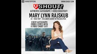 Mary Lynn Rajskub Official Zobie vShout! Autograph Pre-Order