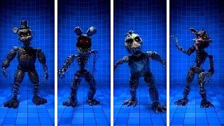 FNAF The Joy of Creation Animatronics Jumpscare & Workshop Animations