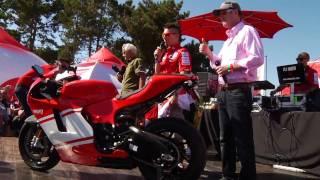 Nicky Hayden picks the winner of a Ducati Desmosedici at Laguna Seca MotoGP