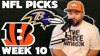 Bengals vs Ravens Week 10 Bets - NFL Thursday Picks With Kyle Kirms