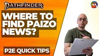 Paizo News: Quick Tip #36 for Pathfinder 2E!