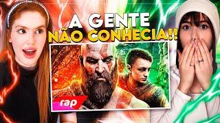 REACT | Rap do Kratos e Atreus (God of War) - NÓS SOMOS DEUSES | 7 Minutoz (7mz) | CR Reacts