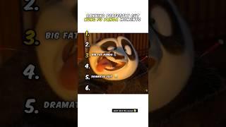 Ranking Kung Fu Panda Moments 