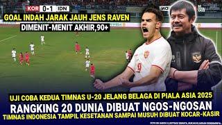  PERTAHANAN KELAS EROPA!! Hasil Uji Coba Kedua TIMNAS INDONESIA U-20 Jelang Berlaga Piala Asia 2025