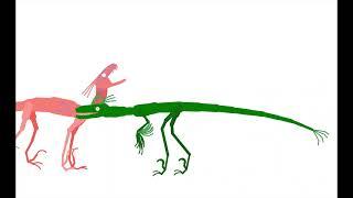 absurd arena episode 100: Quadrupedal Dromaeosaur vs Chameleodon