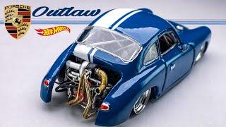 Porsche Outlaw with Volkswagen Turbo engine  “old but fast” Hot Wheels Custom