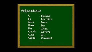 Les mots invariables en français