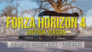 Forza Horizon 4 Unlimited Credits Hack (Lootbox Version) + Save Files