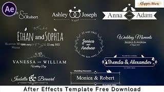 Wedding/Romantic Titles 2 - Free Download After Effects Template