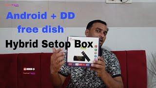 Lripl Android+Hybrid Settop Box||Lifetime free DD free dish+ Android box||Unboxing & Features detail