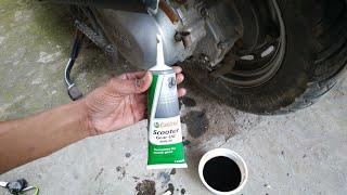 Honda Activa Gear oil change | Castrol gear oil