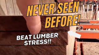 A Grumpy Log Gets Whupped! Pro Secrets to Sawmill Flat Wood!