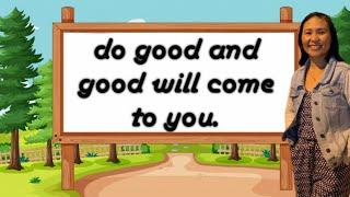 4th LS: Do Good and Good will Come to You | Leng Natividad | Oct. 12, 2020