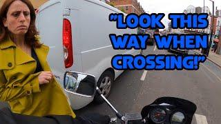 "Look This Way When Crossing!" UK Bikers vs Crazy, Angry People and Stupid Drivers #133