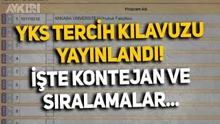 2023 YKS TERCİH KILAVUZU YAYIMLANDI- ÖRNEK YKS TERCİH KILAVUZ LİNKİ- YKS TERCİHLERİ NASIL YAPILACAK?