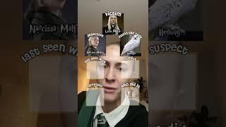 draco does the murder mystery filter #harrypotter #filter #hogwarts #storytime #dracomalfoy