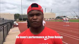 Houston Cougars track & field - Eli Hall-Thompson interview
