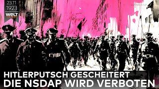 23. November 1923: NSDAP-Verbot nach gescheitertem Hitlerputsch in München