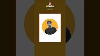 How To Make Creative Profile DPPhoto Editing || Picsart Tutorial #picsart #edit #youtubeshorts