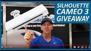 TRW Silhouette Cameo 3 Giveaway #51 and Live Training Tonight Jan. 2nd @9pm ET