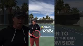 How to Direct The Tennis Ball #tennistraining #tennis #toptennistraining