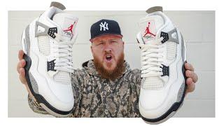 HOW GOOD ARE THE AIR JORDAN 4 WHITE CEMENT 2025 SNEAKERS Early In Hand On Feet Review