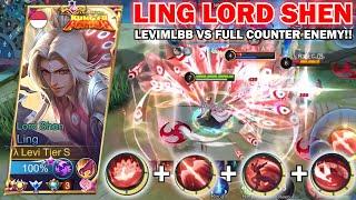LING LORD SHEN SKIN!! Levimlbb vs Full Counter MLBB X KUNGFU PANDA | Ling Fasthand Gameplay | MLBB