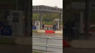 Заправка на пересечении улиц Усти-на-Лабе и Луначарского во Владимире