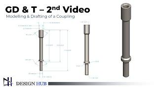 How to make Detail drawing in Solidworks using GD&T  |Design Hub|