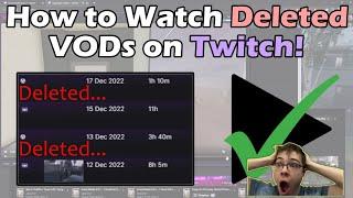 How To watch deleted twitch live streams on iOS and android! (2024)