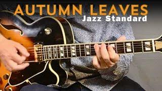 Solo Guitar: Autumn Leaves - Jazz Standard. Guitar Daily ep 92