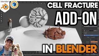 Using the CELL FRACTURE Add-On for Blender - Step by Step Tutorial!