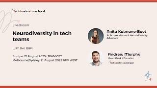 Neurodiversity in tech teams - Tech Leaders Launchpad