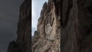 Giant Handprint Embedded in Mountain Cliffside in Argentina