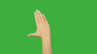 Free Hand Gestures Green Screen / TOP VIDEO 2022