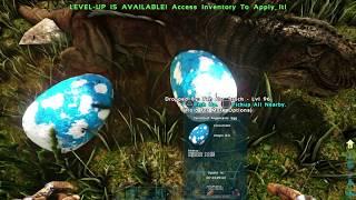 ARK: Survival Evolved Day 186 on Valguero Hatching Eggs with a Dimetrodon.