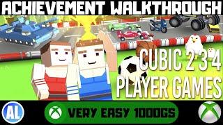 Cubic 2 3 4 Player Games #Xbox Achievement Walkthrough - Very Easy 1000GS