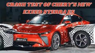 Crash and Battery Safety Test with Three Vehicles | Crash Test of Chery's New Exeed Sterra ES