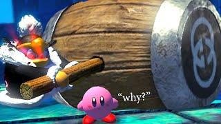 So I forced my friend to beat a Modified Kirby Boss..