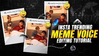 Trending meme Voice Edit | CAPCUT CUTOUT TRANSITION TUTORIAL TAMIL | TRENDING REELS VIDEO EDITING