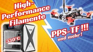 Qidi Tech X-MAX 3 am Limit - Hochleistungs-3D-Druck-Filamente für FPV-Drohnen !!!