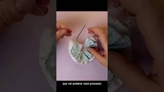 Dica Para quem não sabe costurar vestido de boneca #shorts #diycrafts #bonequinha #bonecas #diy